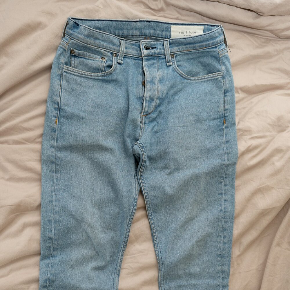 Rag & Bone Fit 2 Winthrop Color Slim Fit Jeans Men Size 32 Button Fly
